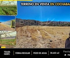 Terreno en venta, 6 hectáreas en Tolata Norte Cochabamba
