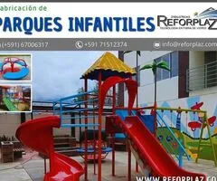 ¡Crea momentos inolvidables con los parques infantiles de calidad de REFORPLAZ!