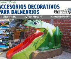 Fabrica en Bolivia de Accesorios Decorativos para Balnearios