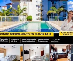 Hermoso departamento de 3 dormitorios en Venta en Condominio Villa Toscana + Baulera + Parqueo