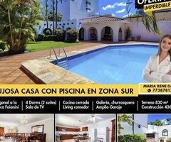 LUJOSA CASA EN VENTA EN ZONA SUR!