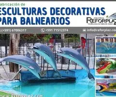 ELEMENTOS  ACUATICOS  DECORATIVOS  PARA  PISCINAS