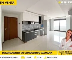 DEPARTAMENTO EN VENTA PRÓXIMO A LA AV. ALEMANA Y 5TO ANILLO