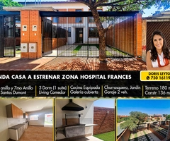 CASA EN ALQUILER A ESTRENAR – ZONA HOSPITAL FRANCES