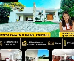 EN CONDOMINIO COLINAS DEL URUBO II – VENDO HERMOSA CASA